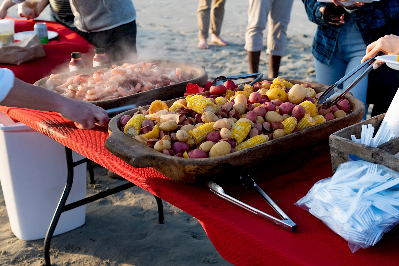 Lowcountry beachside cookout