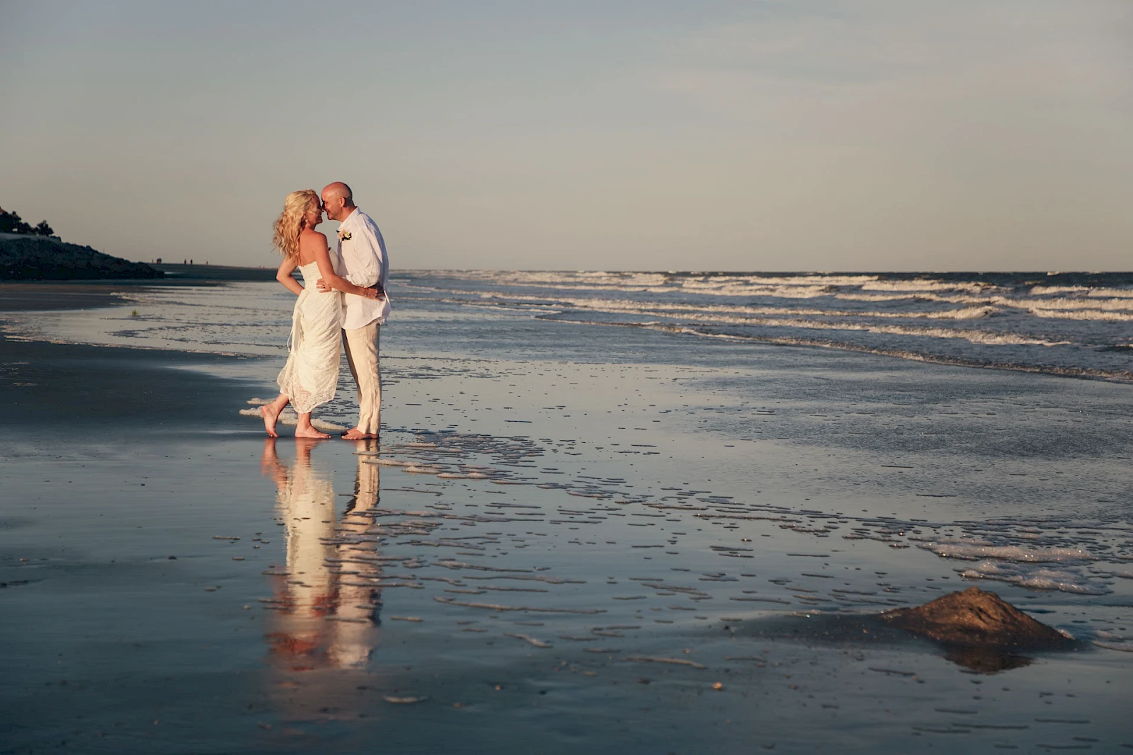 Beach Wedding Couple