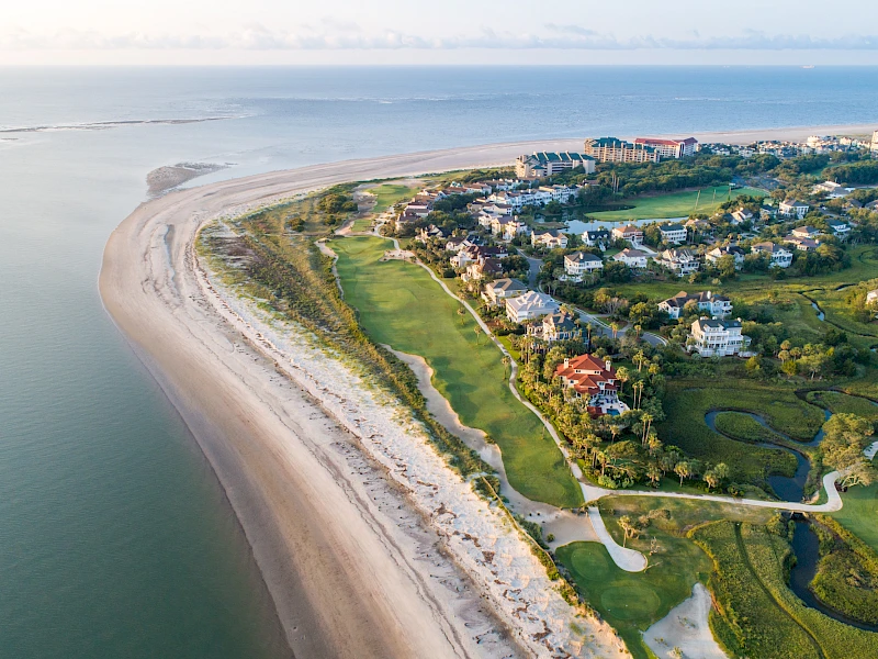 Aerial of Wild Dunes and Isle of Palms