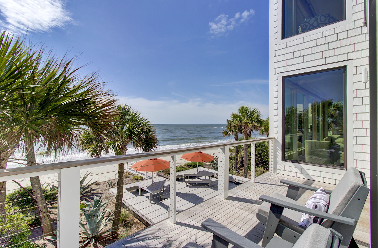 Vacation Rental Private Home Balcony View