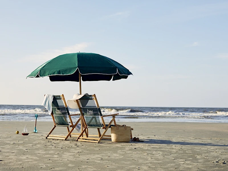 Beach Chairs on the Isle of Palms Beach